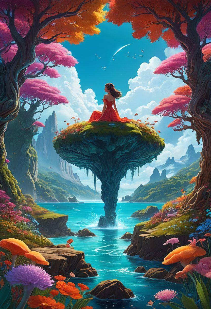 A striking collage featuring diverse characters from adult animation, showcasing ethereal landscapes, whimsical elements, and vibrant hues. The scene includes a blend of fantasy and erotic themes, highlighting intricate designs of characters in passionate poses, surrounded by surreal and colorful backgrounds. Include playful, exaggerated expressions to convey a sense of whimsy and allure. Set in a dreamy, almost otherworldly atmosphere, drawing viewers in to explore the depths of adult animation. vibrant colors. 3D. fantasy art.